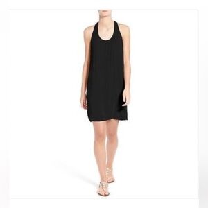 Gently Used Splendid Womens Solid Black Scoop Neck Tank Mini Dress Rayon Size XS